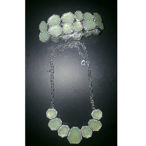 Necklace and matching bracelet